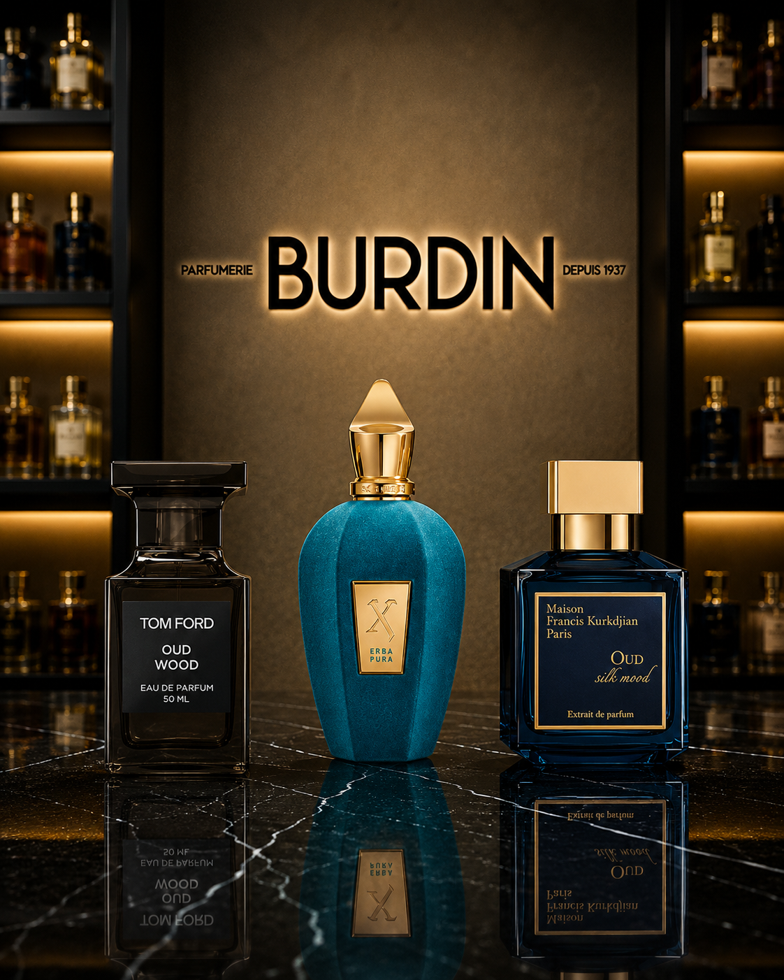 Niche Set - Oud Wood, Erba Pura, Oud Silk Mood (100ml each)